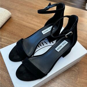 Steven Madden Ireneew Black Suede sandals